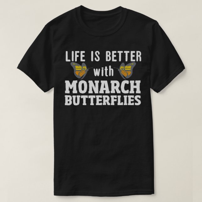 Entomologe Joke Butterflies Insekt Monarch Butte T-Shirt (Design vorne)