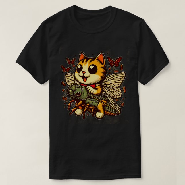 Entomologie Cicada Lover Cicada Fest 2024 Broods X T-Shirt (Design vorne)