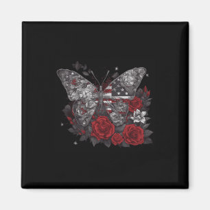 Entomology us Flag Patriotic 4. Juli mit Hintern Magnet