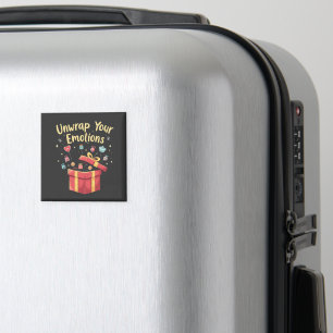 Entpacken Sie Ihre Gefühle Weihnachten Weihnachten Magnet