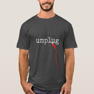 Entpacken von Text mit USB-T - Shirt