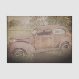 Entpackung für Vintage Car Tissue Paper Seidenpapier