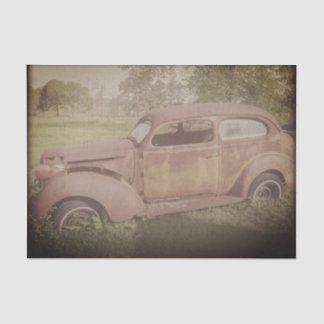 Entpackung für Vintage Car Tissue Paper Seidenpapier