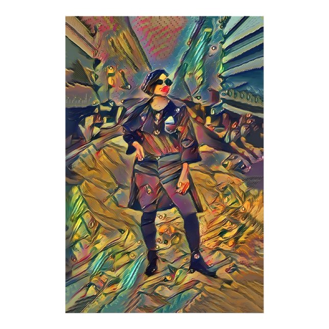 Entre Trenes Fotodruck (Vorne)