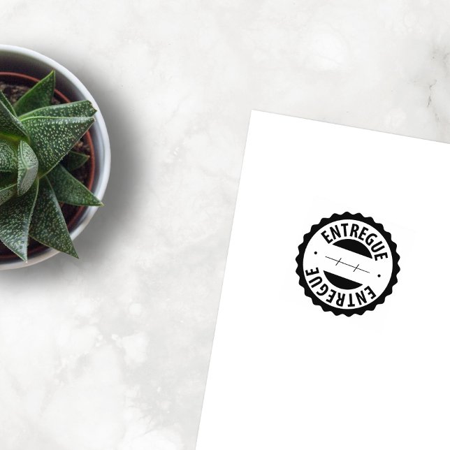 Entregue, portugiesische Briefmarke aus Kautschuk Gummistempel (Von Creator hochgeladen)