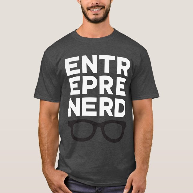 Entreprenerd stapelte T-Shirt (Vorderseite)