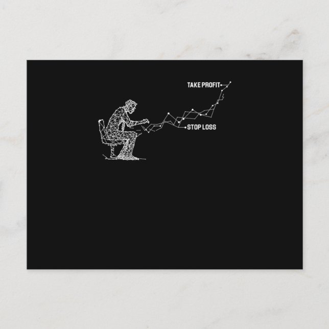 Entrepreneur Investor Forex Stock Market Trader Cr Postkarte (Vorderseite)