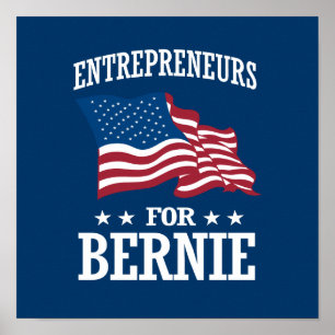 ENTREPRENEURS FOR BERNIE SANDERS POSTER