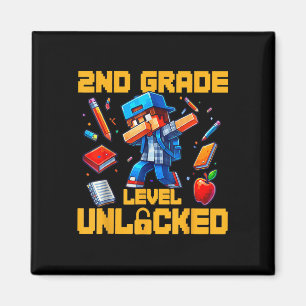 Entriegelter Jungs Gamer zurück T Magnet