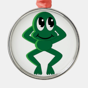 ENTS PANTER FROSCH ORNAMENT AUS METALL