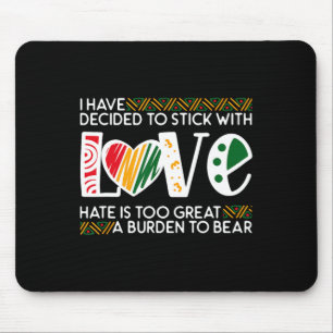 Entscheiden Sie für Stick Liebe Mlk Black History Mousepad