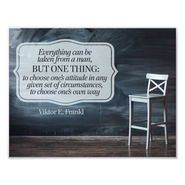 Entscheiden Sie sich für den eigenen Weg Fotodruck (Vorne)