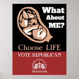 Entscheiden Sie sich für ein republikanisches Pro- Poster