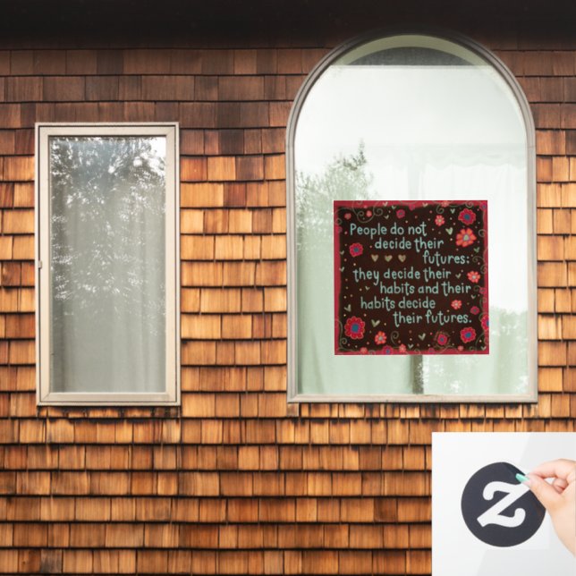 Entscheiden Sie sich für Ihr "Inspirivity"-Fenster Fensteraufkleber (Fenster Zuhause)