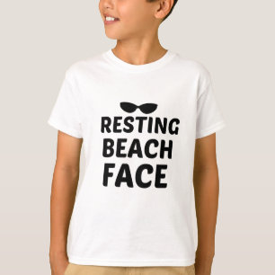 ENTSCHEIDENDE STRANDGESICHTER SCHWARZ T-Shirt