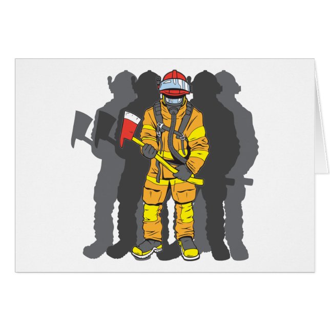 Entscheidender Feuerwehrmann (Vorderseite (Horizontal))
