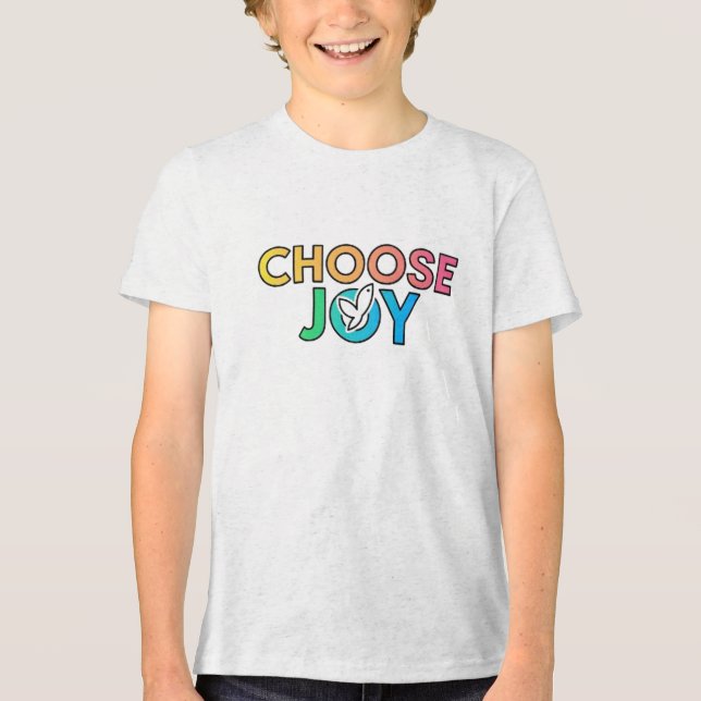ENTSCHEIDENDER JOY Tri-Blend SHIRT (Vorderseite)
