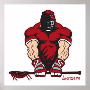 Entscheidender Lacrosse Poster