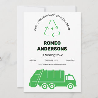 Entschlacken Sie alles zum Geburtstag Einladung