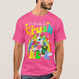 Entschlacken Unicorn Ich bin bereit, Pre-K wieder T-Shirt