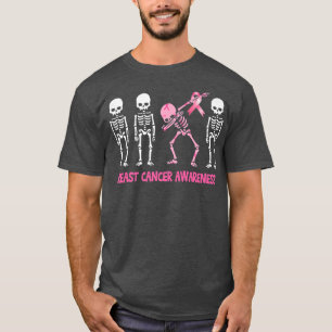 Entschlackung des Skeletts Rosa Ribbon Brustkrebs  T-Shirt