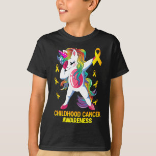 Entschlackung Einhorn Kinderkrebs-Sensibilisierung T-Shirt
