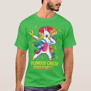 Entschlackung Unicorn Kinderkrebs Bewusstsein 1538 T-Shirt