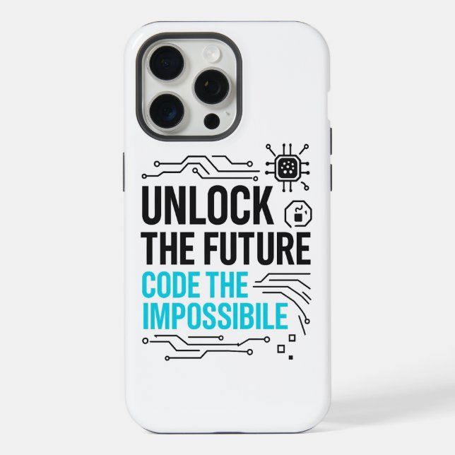 Entschließe den zukünftigen Code Unmöglicher Fall iPhone Hülle (Rückseite)