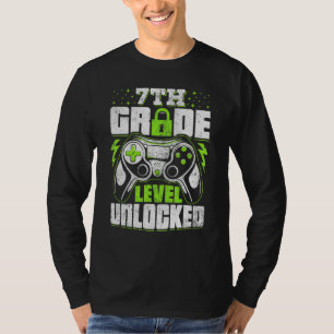 Entschlossene 7. Klasse Wieder Zur Schule Schüler  T-Shirt