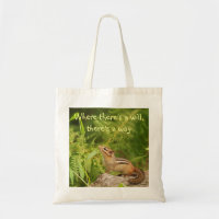 Entschlossene Babychipmunk-Tasche