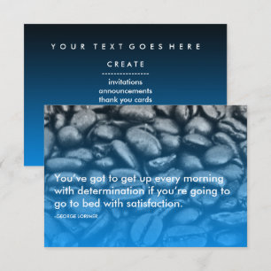 Entschlossenheit Einladung