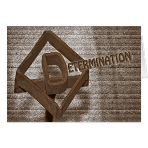 Entschlossenheit-Karte