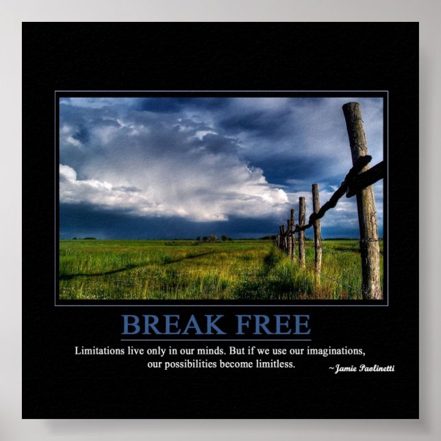 Entschlossenheit Poster (Vorne)