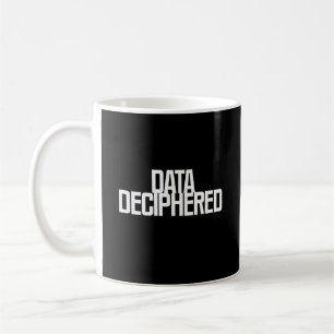 Entschlüsselte Daten   Komplexe Informationsklarhe Kaffeetasse
