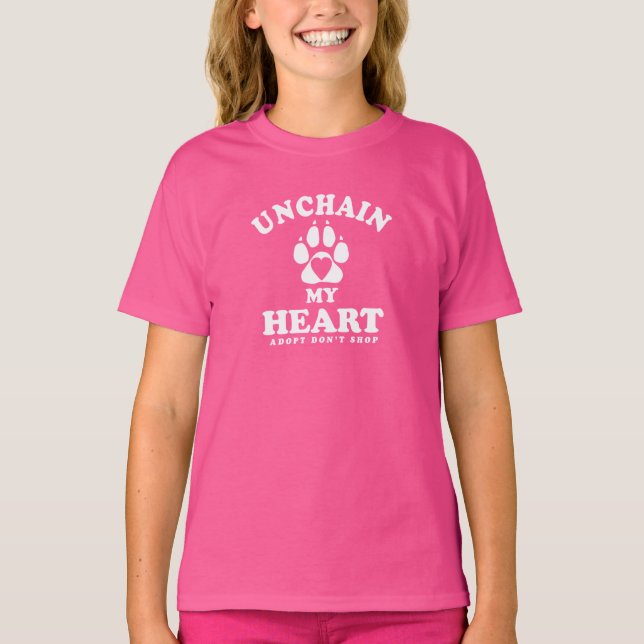 Entschlüsselung von Herzen | Adoption von Hunden T-Shirt (Vorderseite)