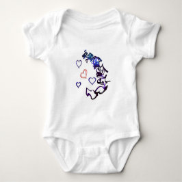 Entschlüsselung von Herzen Baby Strampler