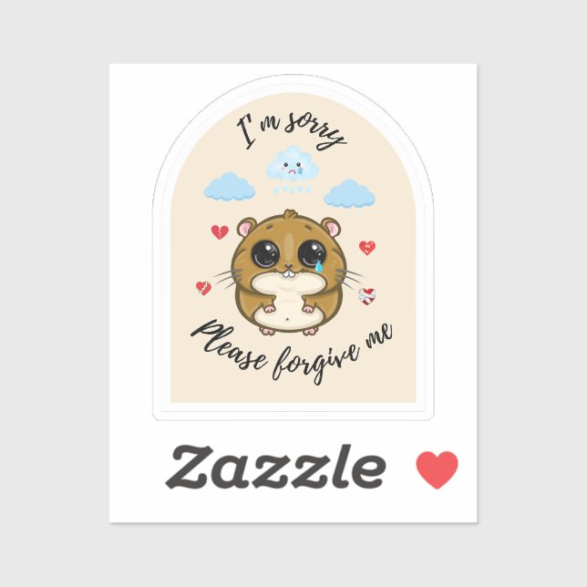 Entschuldige bitte, dass ich traurig bin - traurig aufkleber (Blatt)