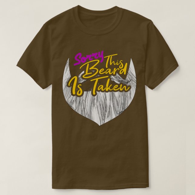 Entschuldige, dass dieser Bart funny Bearded genom T-Shirt (Design vorne)