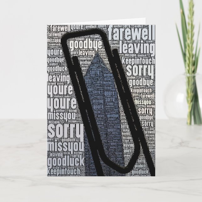 Entschuldige, dass du die Wörterbuchkarte verlasst Karte (Vorderseite)