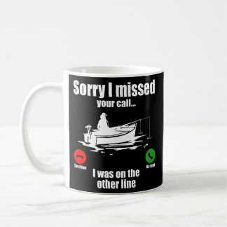 Entschuldige, dass ich deinen Anruf verpasst habe, Kaffeetasse