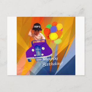 Entschuldige, dass ich deinen Geburtstag vergessen Postkarte