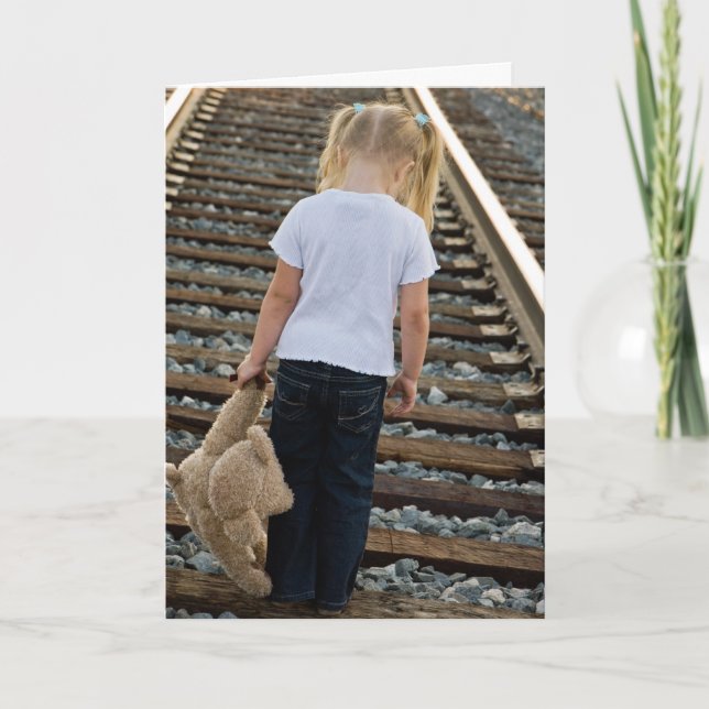 Entschuldige, dass ich dich gehen sehe karte (Vorderseite)