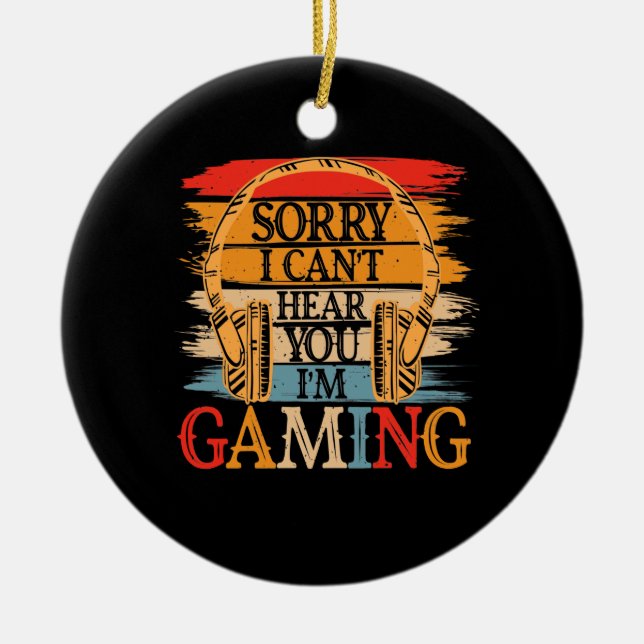 Entschuldige, dass ich dich nicht hören kann, dass keramik ornament (Vorne)