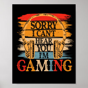 Entschuldige, dass ich dich nicht hören kann, dass poster