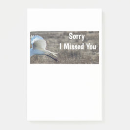 Entschuldige, dass ich dich vermisst habe post-it klebezettel