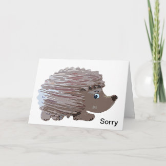 Entschuldige, dass ich die Prickly-Karte hatte Karte