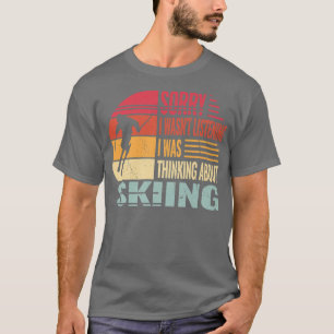 Entschuldige, dass ich keinen Schneeschuhfahrer un T-Shirt