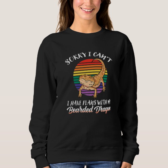 Entschuldige, dass ich mit meinem bärtigen Drachen Sweatshirt (Vorderseite)
