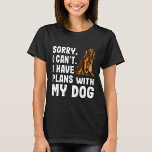 Entschuldige, dass ich mit meinem Cocker Spanierin T-Shirt