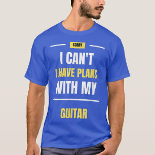 Entschuldige, dass ich mit meinem Gitarrenmusik-Sp T-Shirt